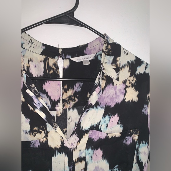 Charming Charlie’s button down blouse Size L. Worn once! - Picture 2 of 2